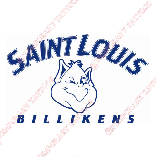 Saint Louis Billikens Customize Temporary Tattoos Stickers NO.6070